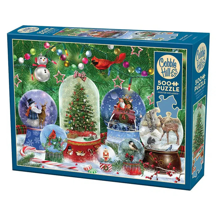 Snow Globes 500 Piece Jigsaw Puzzle Cobble Hill - for just $17.99! 