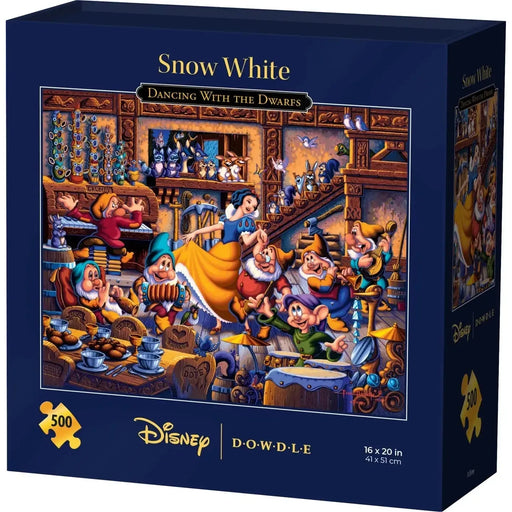 Snow White Dancing with the Dwarfs 500 Piece Jigsaw Puzzle Disney x Dowdle - for just $24.99! 