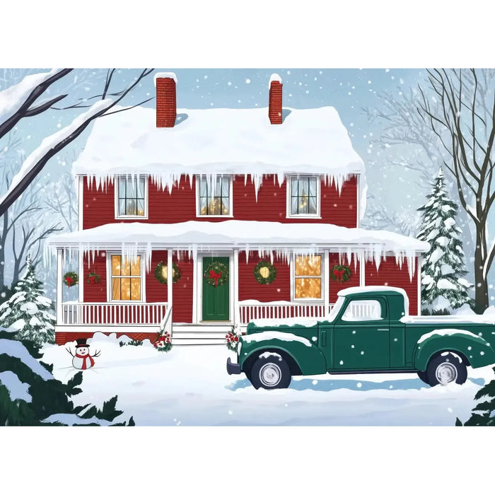 Snowed In, Snuggled Up 1000 Piece Jigsaw Puzzle Snappy - for just $34.99! 