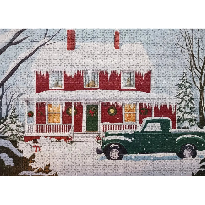 Snowed In, Snuggled Up 1000 Piece Jigsaw Puzzle Snappy - for just $34.99! 