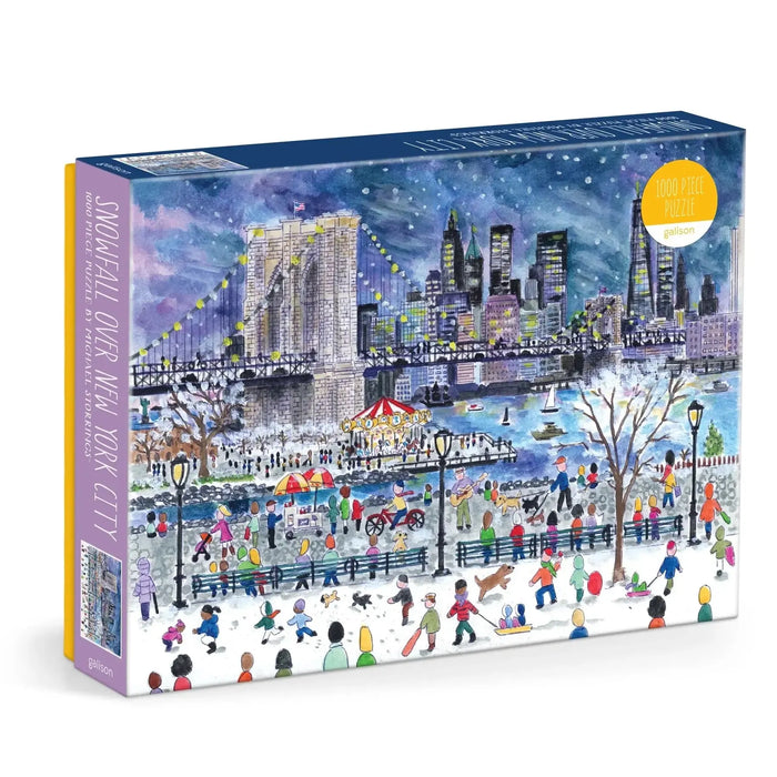 Snowfall Over New York City 1000 Piece Jigsaw Puzzle Galison - for just $19.99! 