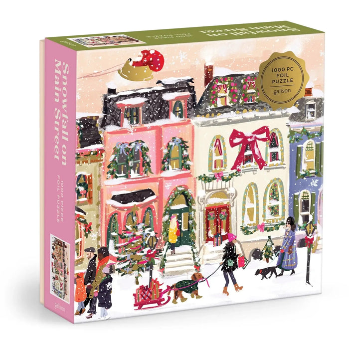 Snowfall on Main Street 1000 Piece Jigsaw Puzzle Galison - for just $21.99! 
