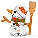 Snowman 3D Cardboard Model Kit Eugy - for just $11.99! 