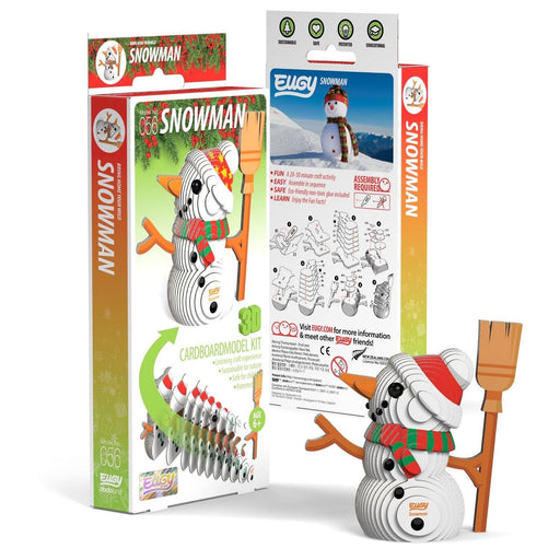 Snowman 3D Cardboard Model Kit Eugy - for just $11.99! 