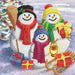 Snowman Family Crystal Art Card Kit Craft Buddy - for just $7.99! 