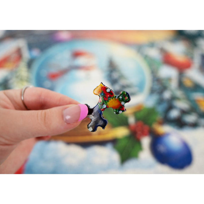 Snowman Snow Globe 1000 Piece Jigsaw Puzzle Springbok - for just $19.99! 