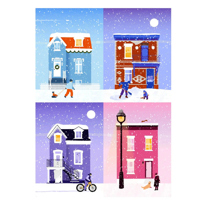 Snowy in Montreal 1000 Piece Jigsaw Puzzle Holiyay - for just $29.99! 