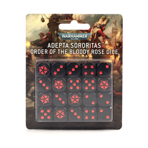 Warhammer 40K: Adepta Sororitas - Order of The Bloody Rose Dice Set - Premium Miniatures - Just $38! Shop now at Retro Gaming of Denver