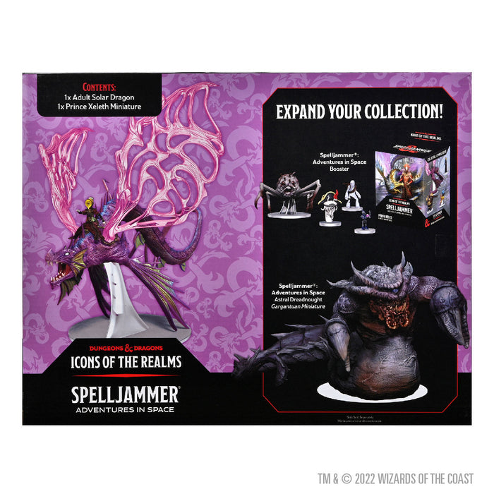 D&D: Icons of the Realms -  Spelljammer Adventures in Space - Adult Solar Dragon & Prince Xeleth - for just $109.99! 