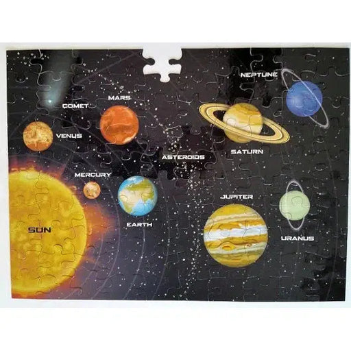 Solar System 100 Piece Magnetic Jigsaw Puzzle Geotoys - for just $11.99! 