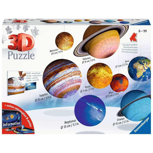 Solar System 540 Piece 3D Jigsaw Puzzle Ravensburger - for just $59.99! 