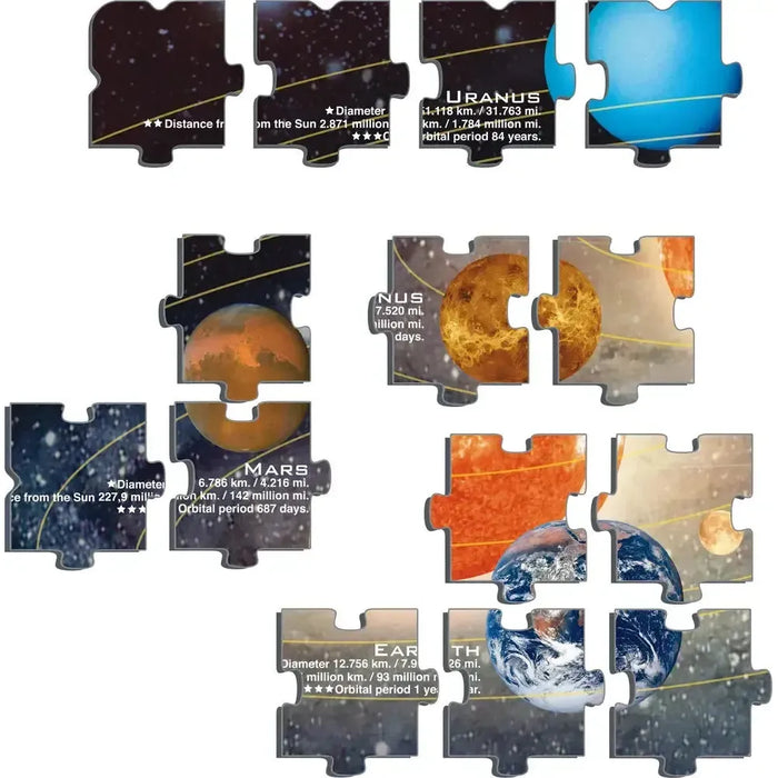 Solar System 70 Piece Tray Jigsaw Puzzle Larsen - for just $11.99! 