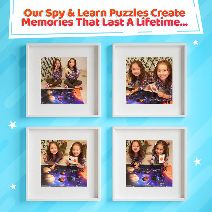 Solar System Spy 48 Piece Floor Jigsaw Puzzle with Flashcards & Magnifying Glass - for just $19.99! 