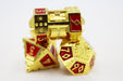 Dice 51: Solar Ruby - Metal RPG Dice Set - for just $44.99! 