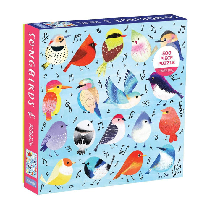 Songbirds 500 Piece Jigsaw Puzzle Mudpuppy - for just $17.99! 