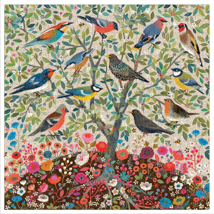 Songbirds Tree 1000 Piece Jigsaw Puzzle eeBoo - for just $26.99! 