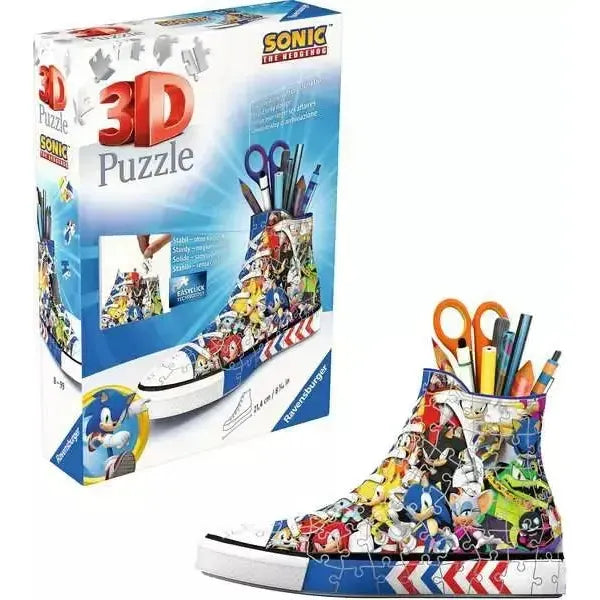 Sonic the Hedgehog Sneaker 112 Piece 3D Jigsaw Puzzle Ravensburger - for just $19.99! 