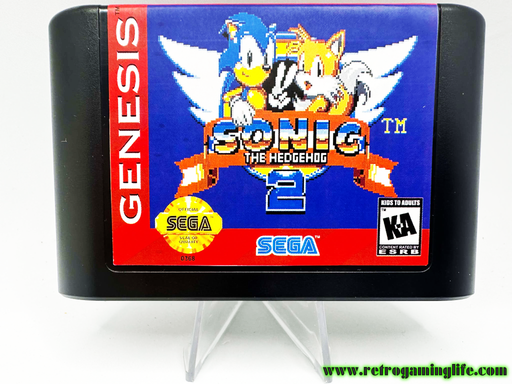 Sonic 1 with Sonic 2 SMS Music Sega Genesis Video Game Cart - for just $19.99! 