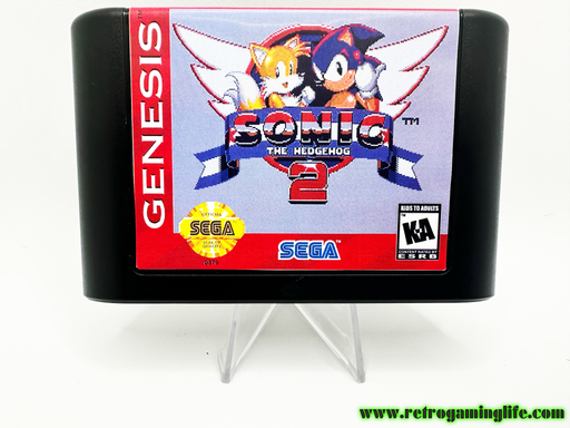 Sonic the Hedgehog 2: Dark Side – Custom Sega Genesis Reproduction Cartridge - for just $19.99! 