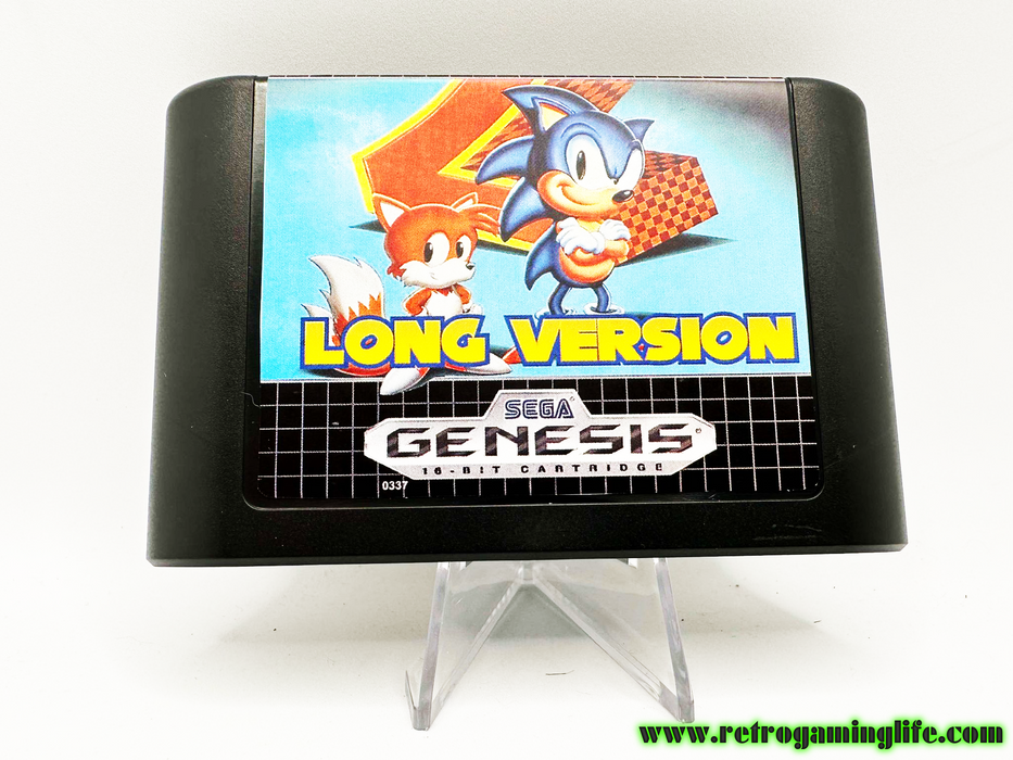Sonic the Hedgehog 2 Long Version Sega Genesis Reproduction Video Game Cart - for just $19.99! 