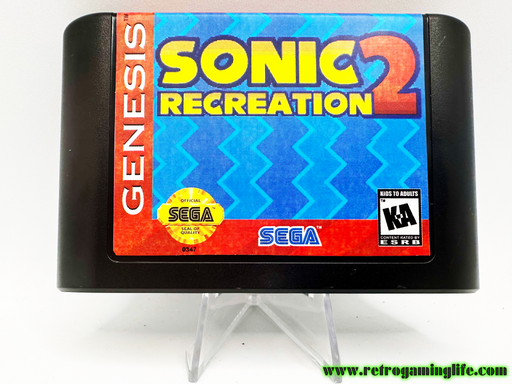 Sonic 2 Recreation Sega Genesis Video Game Cart - for just $19.99! 