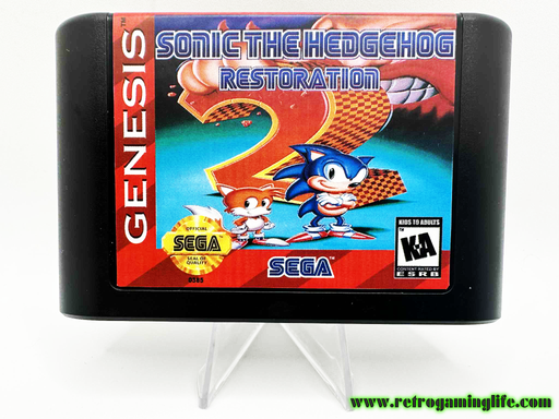 Sonic the Hedgehog 2 Restoration Sega Genesis Video Game Cart - for just $19.99! 