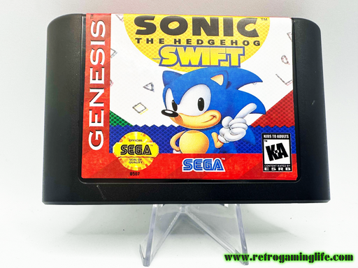 Sonic the Hedgehog Swift Sega Genesis Reproduction Video Game Cart - for just $19.99! 