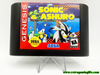 Sonic and Ashuro Cart Sega Genesis Reproduction Video Game Cart - for just $19.99! 