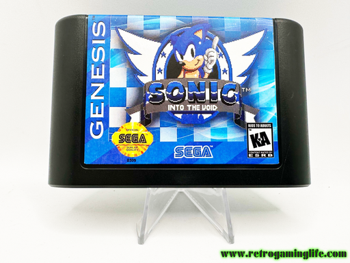 Sonic Into the Void Sega Genesis Video Game Reproduction Cart - for just $19.99! 