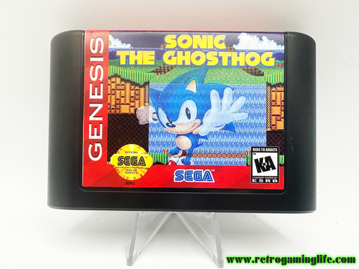 Sonic the Ghosthog Sega Genesis Repro Game Cart - for just $19.99! 