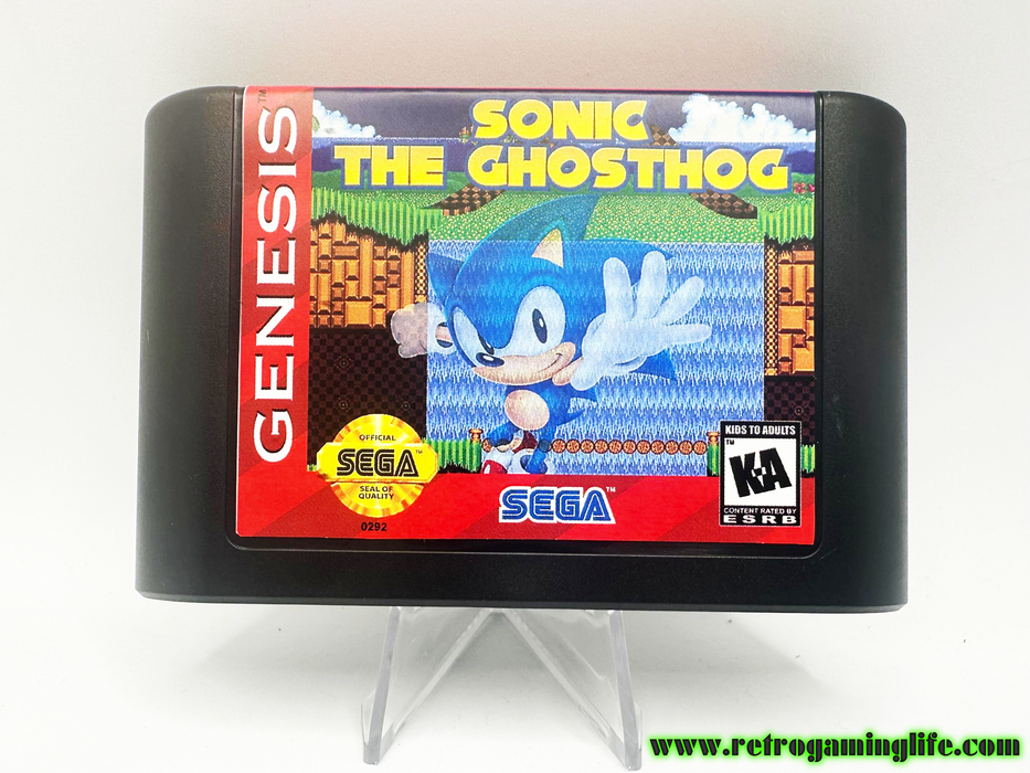 Sonic the Ghosthog Sega Genesis Repro Game Cart - for just $19.99! 