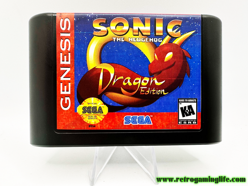 Sonic the Hedgehog Dragon Edition Sega Genesis Video Game Cart - for just $29.99! 