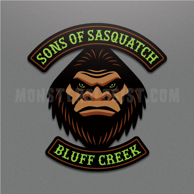 Sons Of Sasquatch Motorcycle Club Sticker - for just $4.50! 