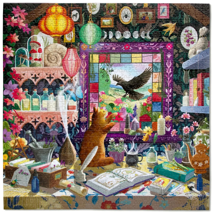 Sorcerer's Workshop 1000 Piece Jigsaw Puzzle eeBoo - for just $26.99! 