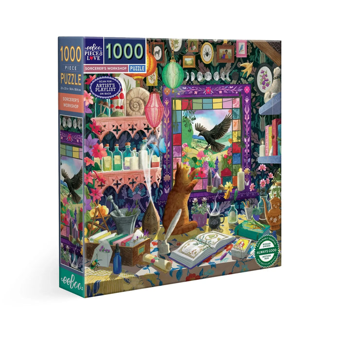 Sorcerer's Workshop 1000 Piece Jigsaw Puzzle eeBoo - for just $26.99! 