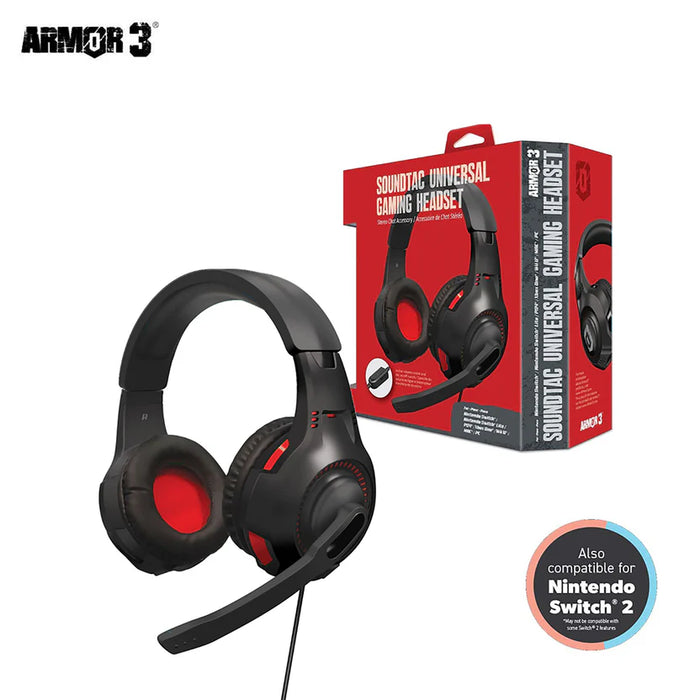 Armor3 'SoundTac' Universal Gaming Headset - for just $24.99! 