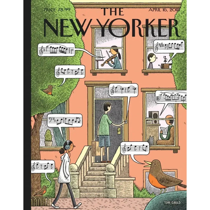 Soundtrack to Spring The New Yorker 100 Piece Mini Jigsaw Puzzle NYPC - for just $14.99! 
