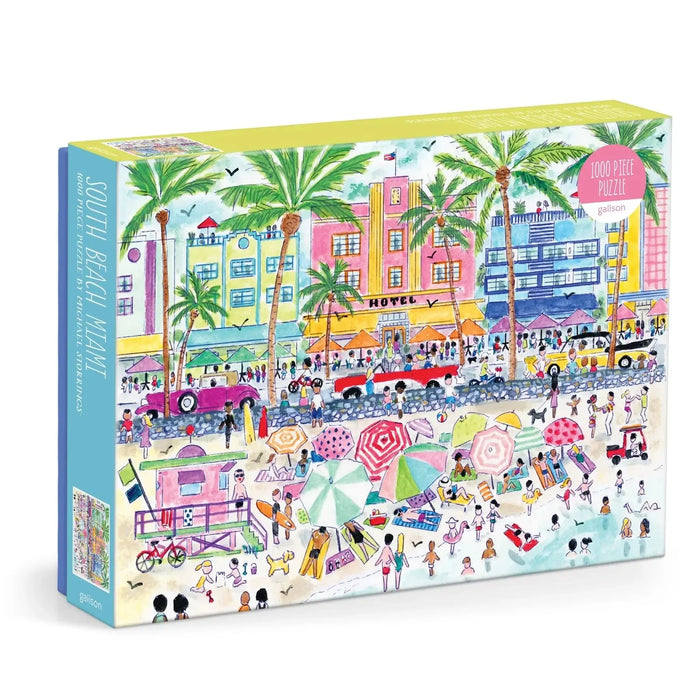 South Beach Miami 1000 Piece Jigsaw Puzzle Galison - for just $19.99! 