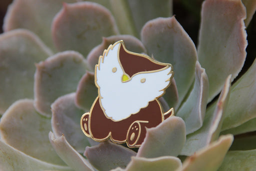 Baby Bestiary: Owlbear Enamel Pin - Sitting - for just $12! 
