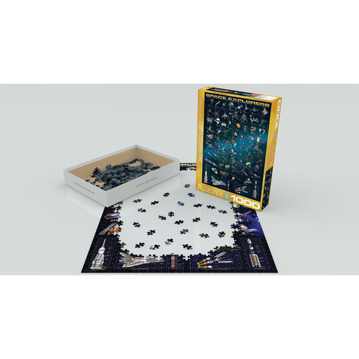 Space Explorers 1000 Piece Jigsaw Puzzle Eurographics - for just $19.99! 