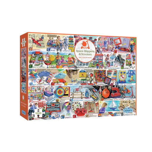 Space Hoppers & Scooters 1000 Piece Jigsaw Puzzle Gibsons - for just $24.99! 