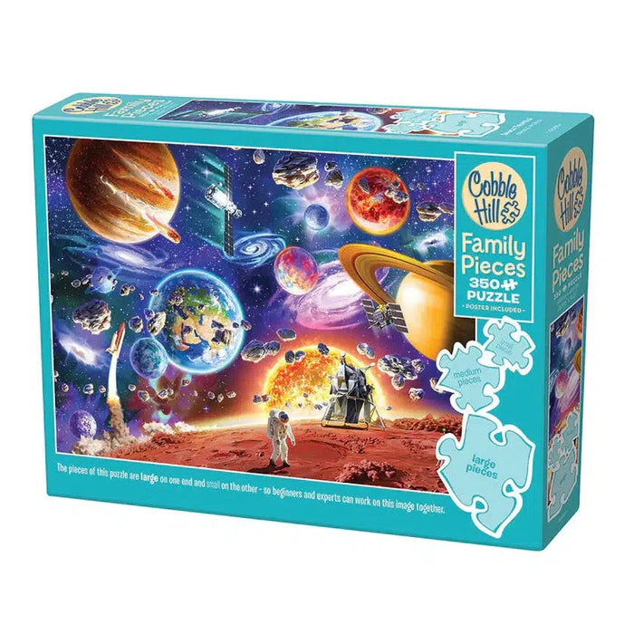 Space Travels 350 Piece Family Jigsaw Puzzle Cobble Hill - for just $17.99! 