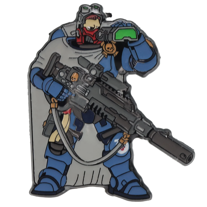 Foam Brain Mystery Loot: 40K Enamel Pins - Ultramarines vs Tyranids - for just $11.99! 