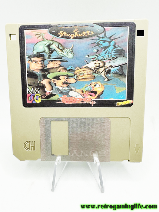 Luigi & Spaghetti Repro Floppy PC Game - for just $9.99! 