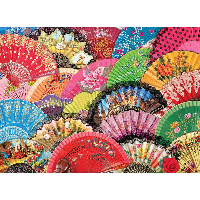 Spanish Fans 1000 Piece Jigsaw Puzzle Eurographics - for just $19.99! 