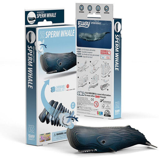 Sperm Whale 3D Cardboard Model Kit Eugy - for just $11.99! 
