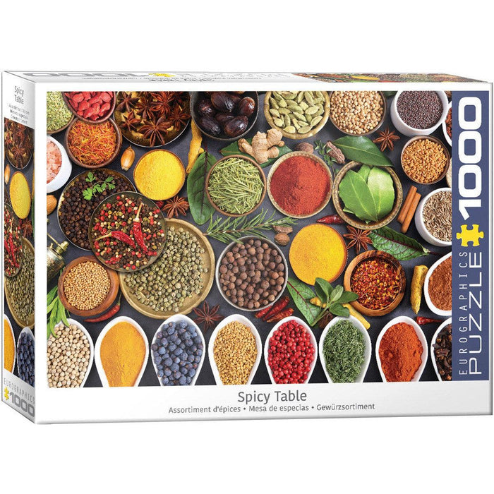 Spicy Table 1000 Piece Jigsaw Puzzle Eurographics - for just $19.99! 