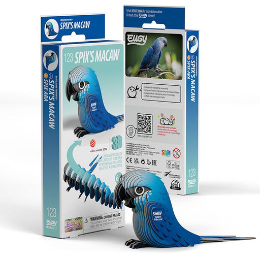 Spix's Macaw 3D Cardboard Model Kit Eugy - for just $11.99! 