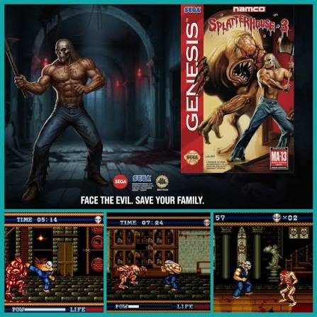 Splatterhouse 3 Sega Genesis Mega Drive Video Game Cartridge 1993 - for just $18.99! 