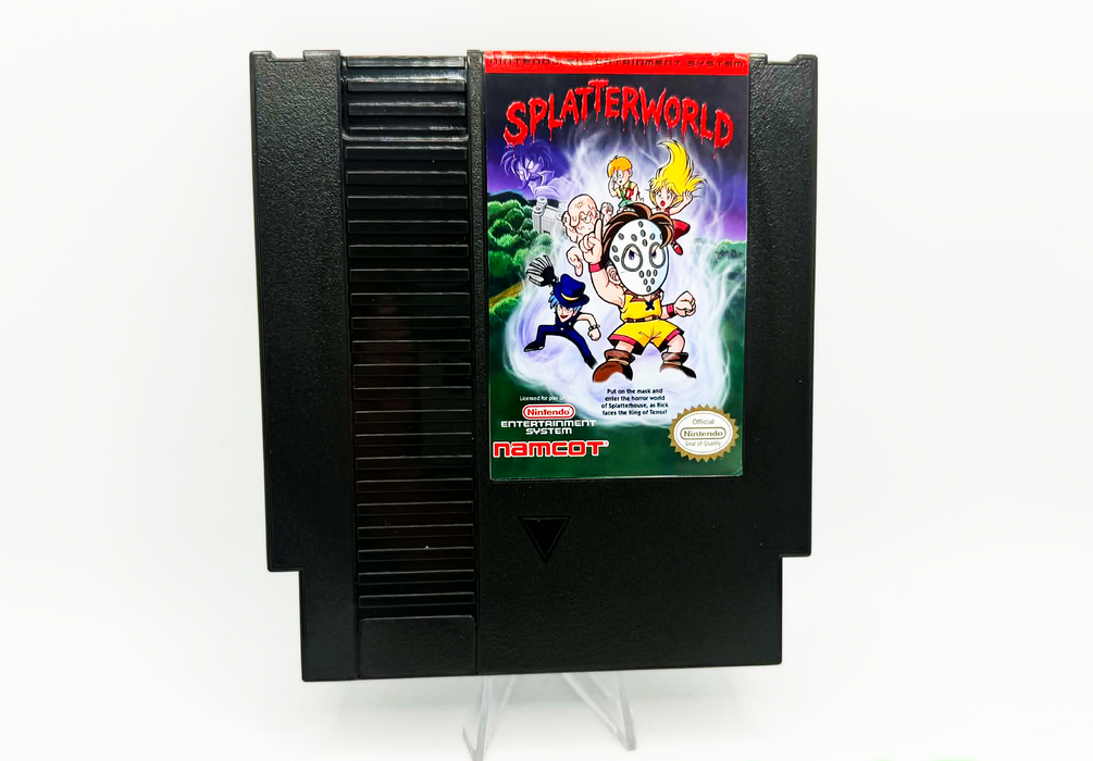 Splatterworld: Rick vs the King of Terror English NES Reproduction Cart - for just $44.99! 